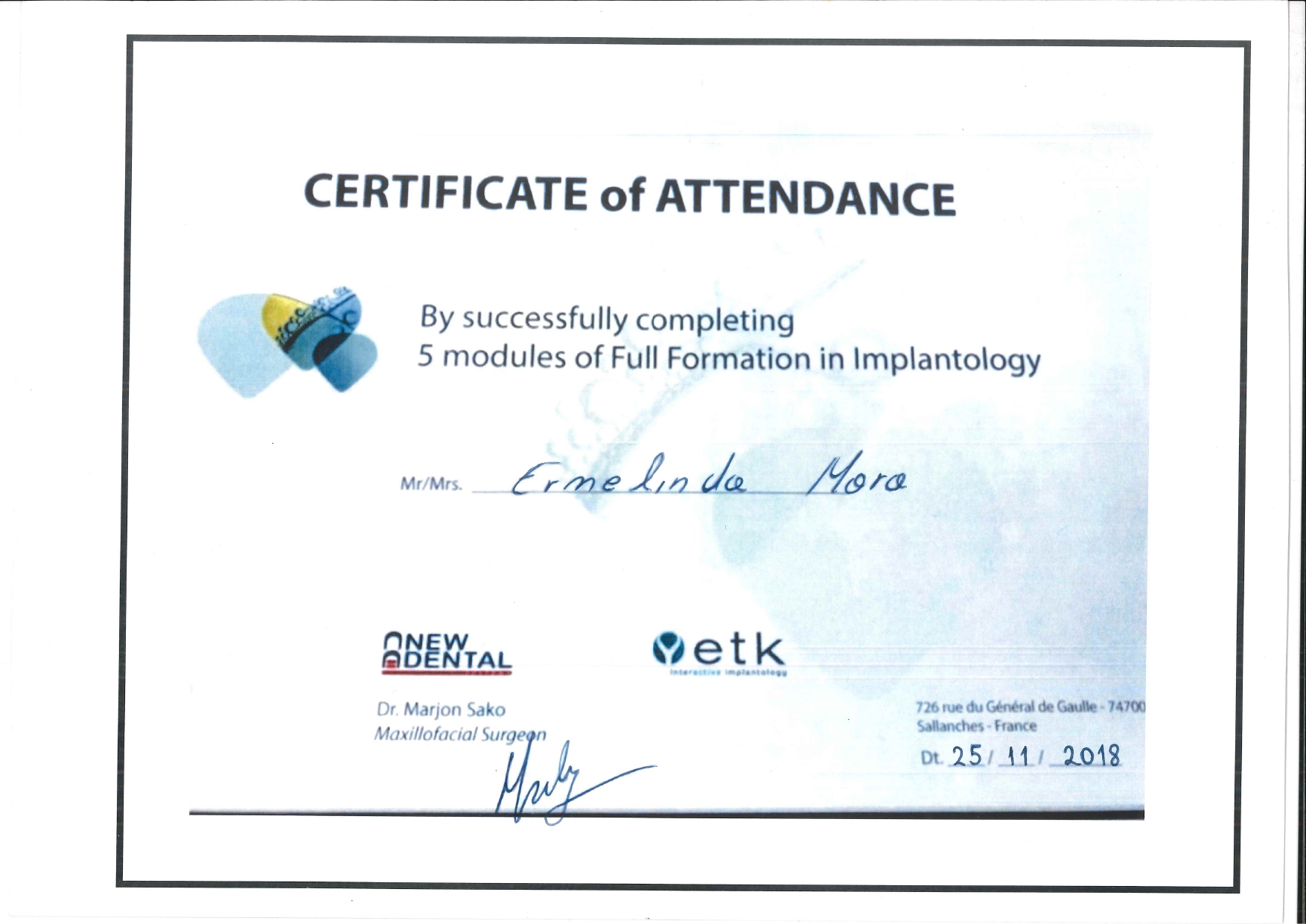 Full Formation in Implantology